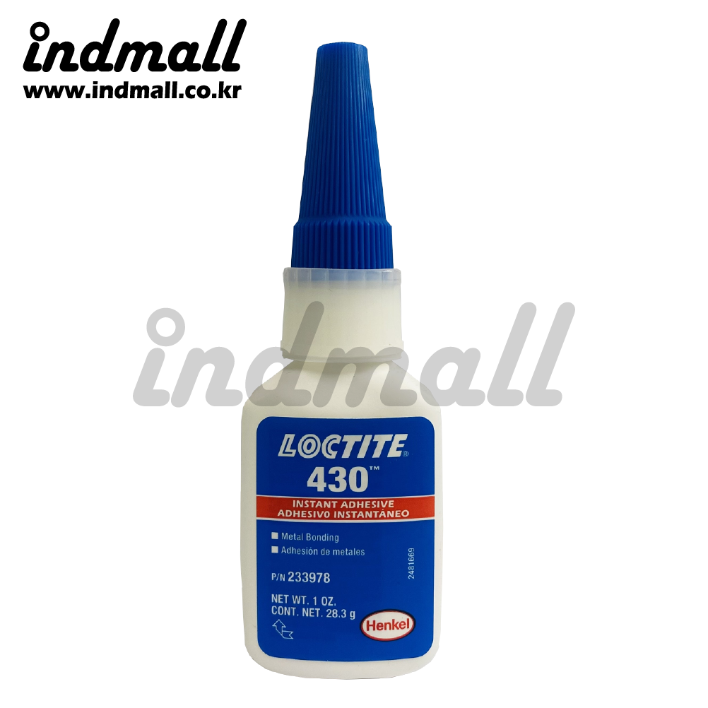 [Loctite] 록타이트 430 (1oz 23.3g) 범용 순간접착제 금속기판용